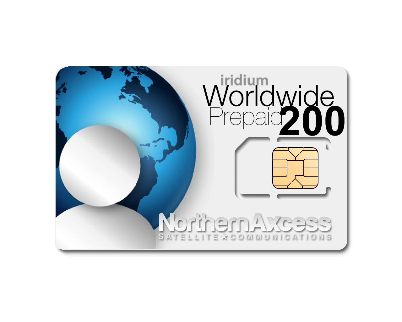 Iridium Prepaid 200 min 6 Months Global Airtime Sim Card